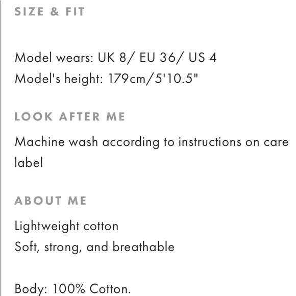 NWT Fashion Union Tall Smock Blouse with Tie Sleeves in Cream Size 6 - Picture 6 of 6